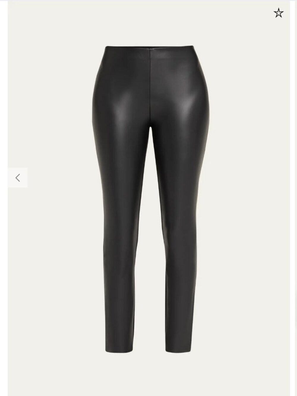 Wolford Jo Vegan Leather Leggings- Black- Size 38 *BNWT* - Picture 6 of 6